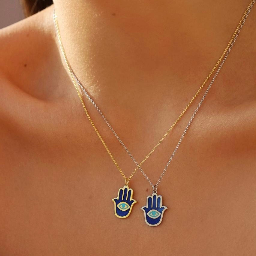 FÄRGRIKT HMS KRAGE | 925 SILVER