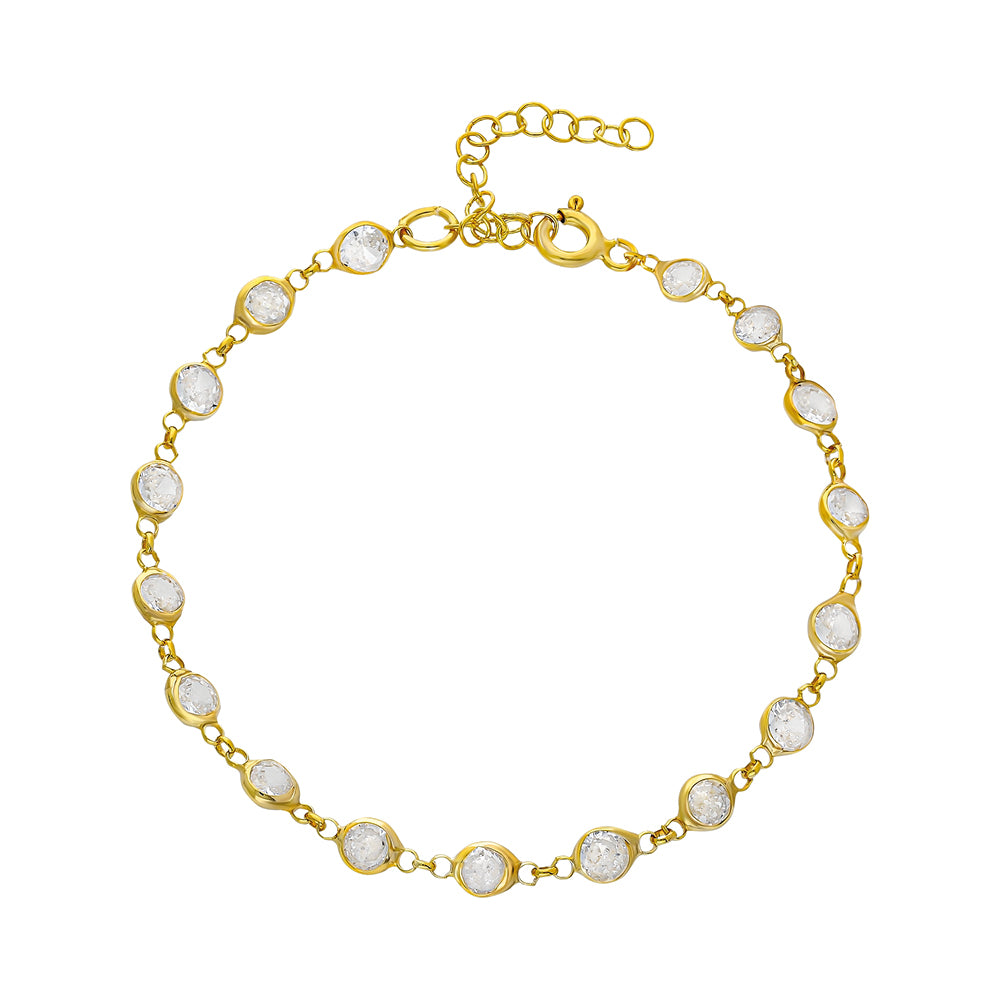 HELT ZIRKONIASTENSARMBAND | 925 SILVER