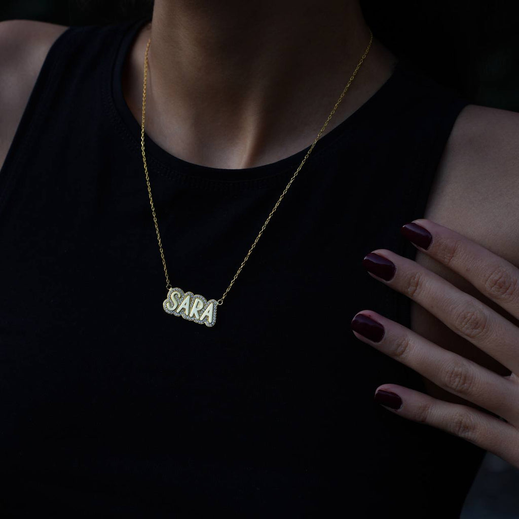 90’s Premium Namenskette (8725477130583)