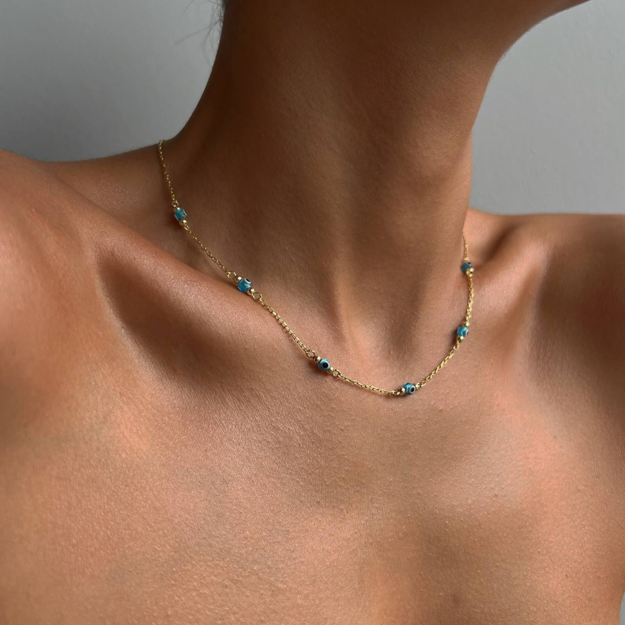 Multi Nazar Halskette (7017621028909)