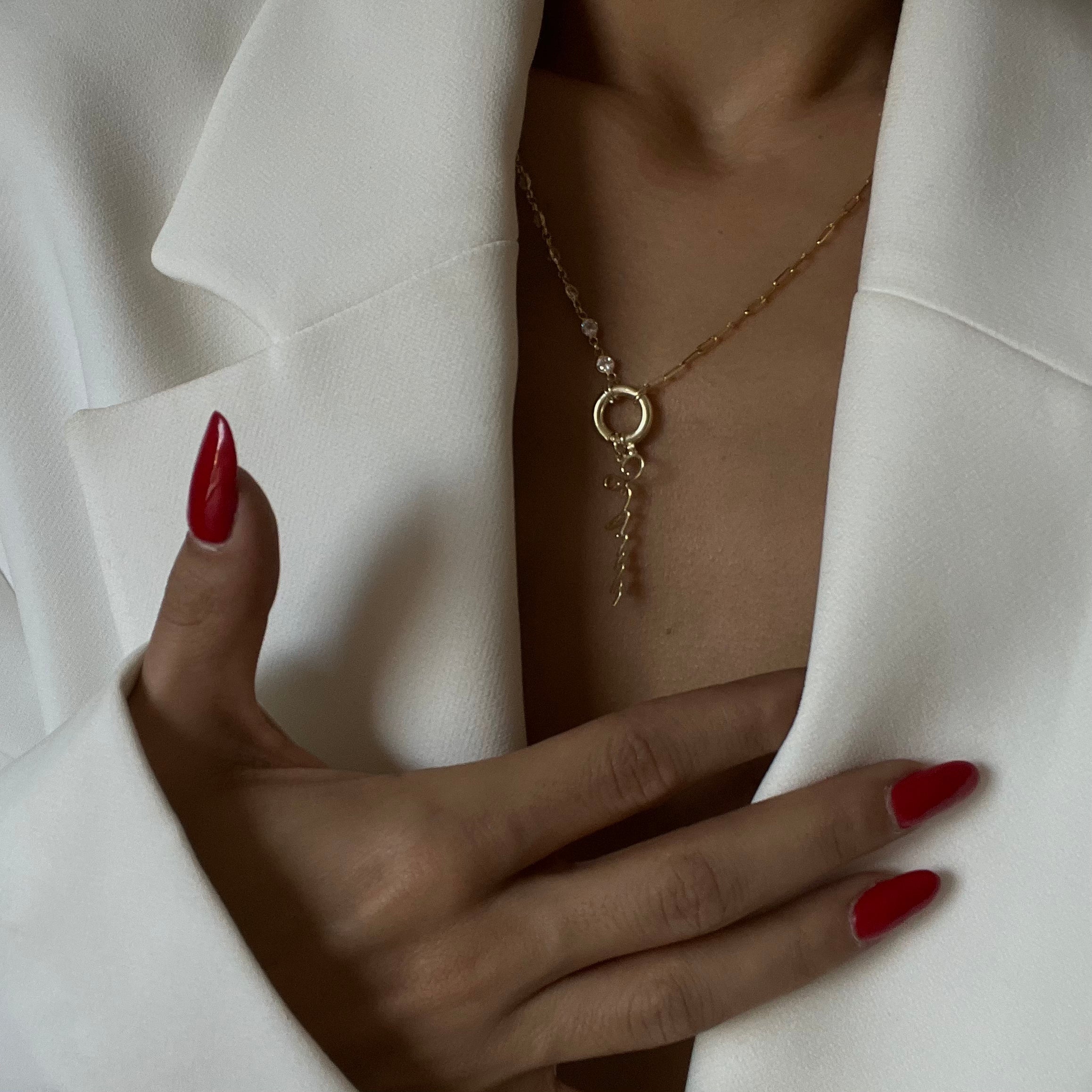 Chain Design Diamond Halskette Basic Signatur (7054046658605)