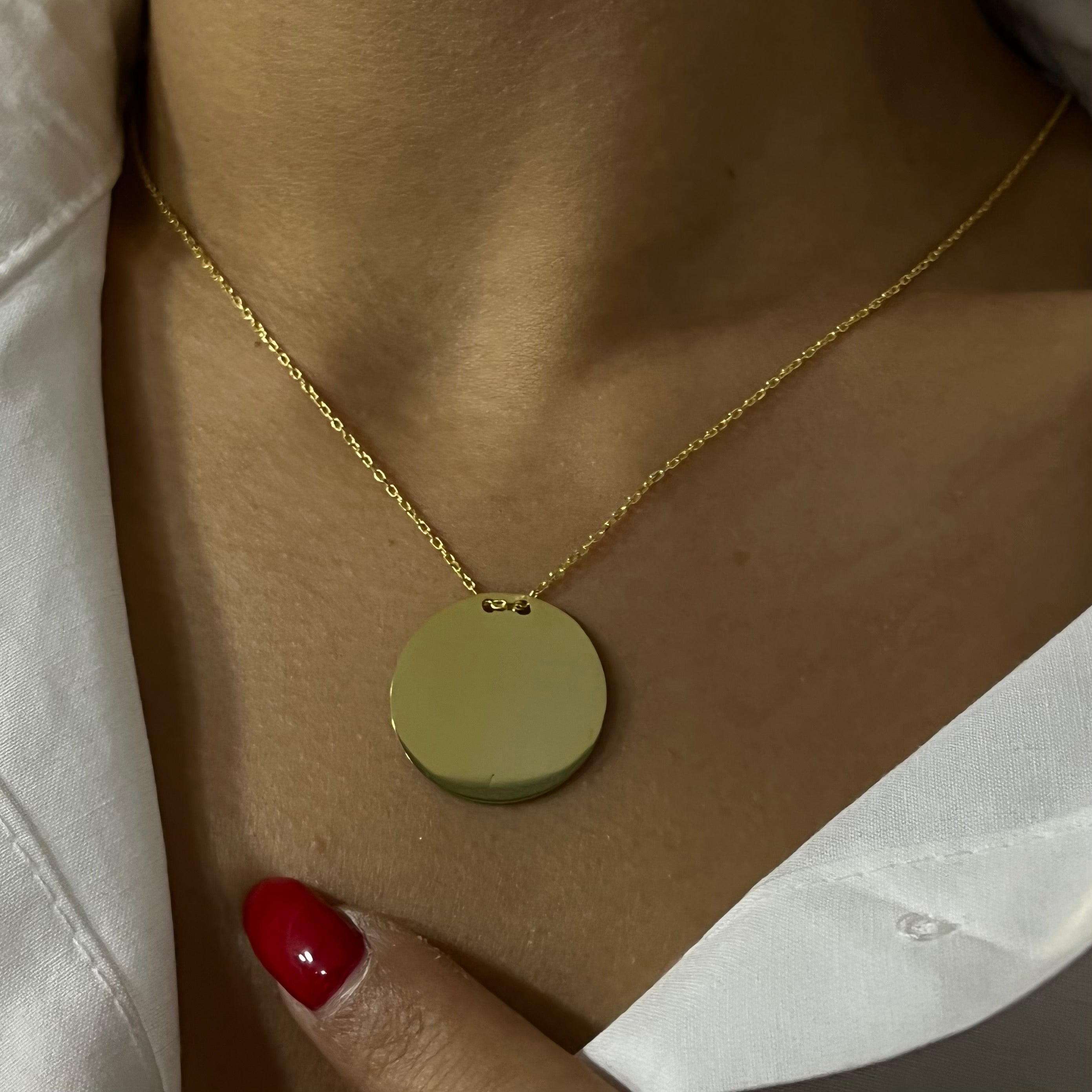 Plättchen Gravurkette (7054103380013)