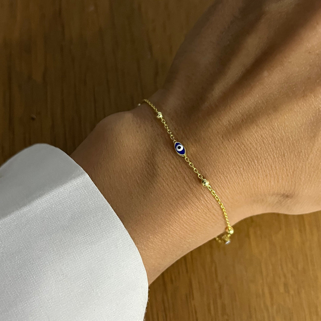 Mini Nazar Armband (7230476386349)