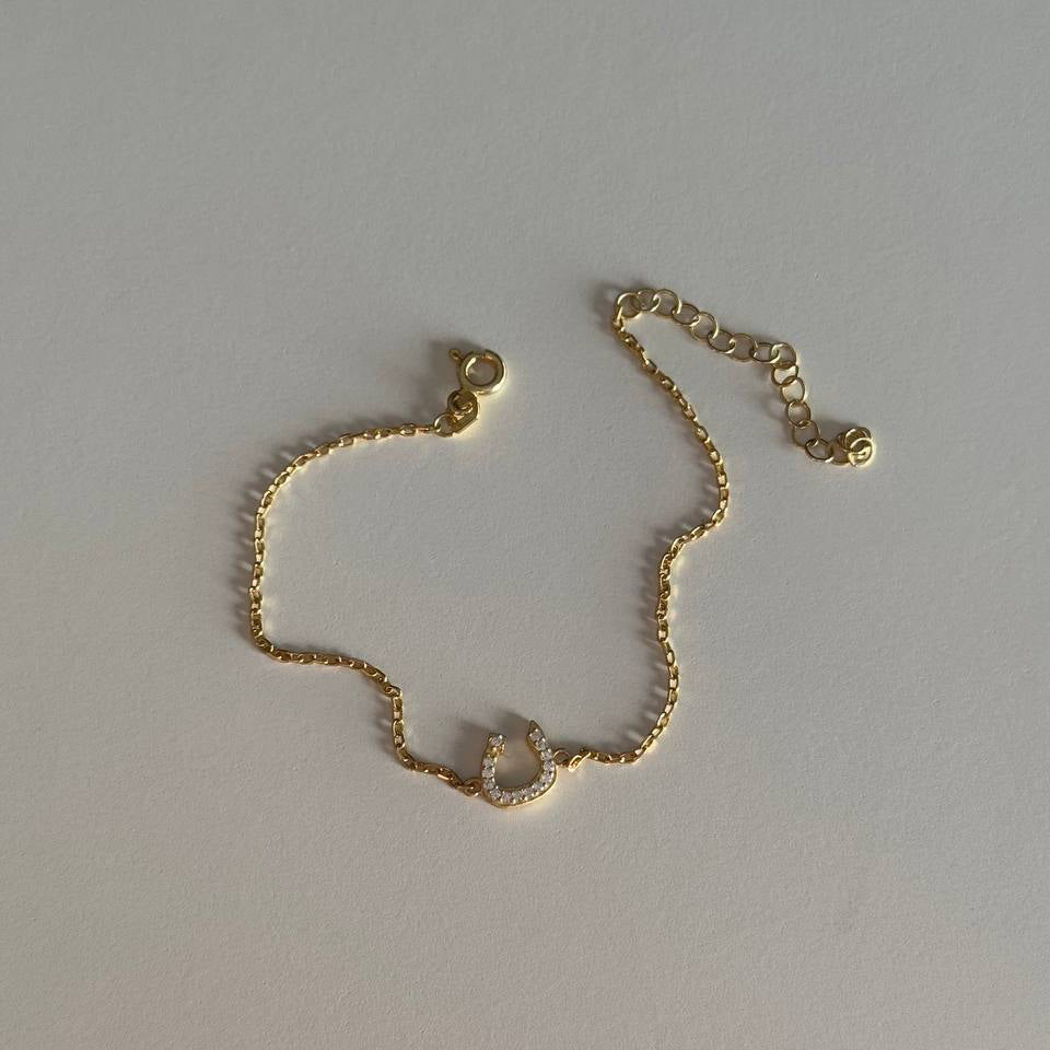 ARABISK LETTER ARMBAND MED ZIRCONIA STENAR | 925 SILVER