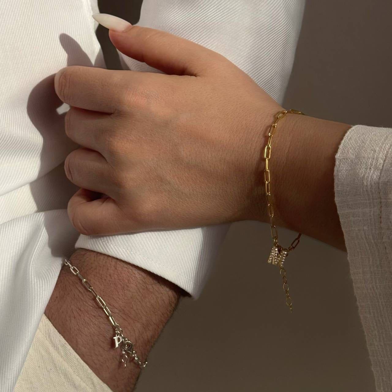 SWITCH LETTERS PARTNERARMBAND | 925 SILVER