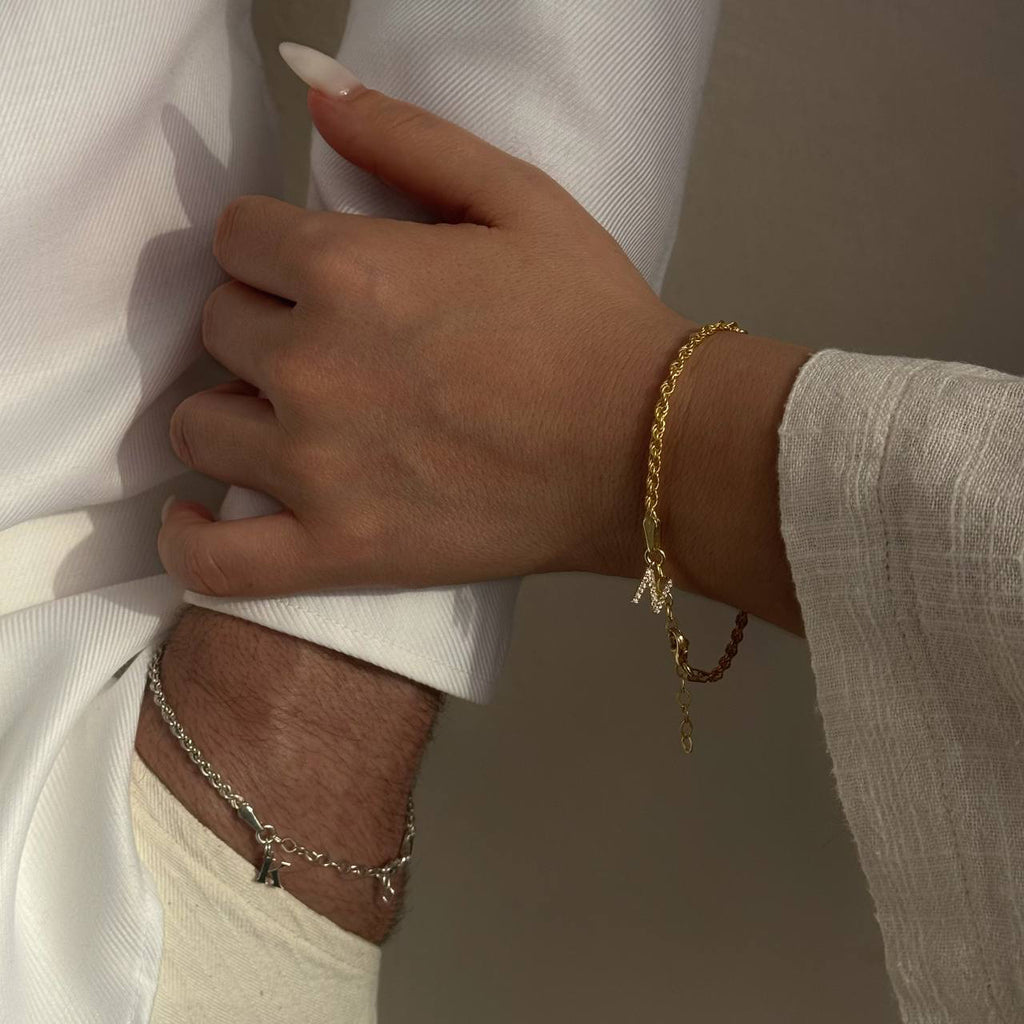 ARMBAND MED VIRVELBOKSTIVER | 925 SILVER