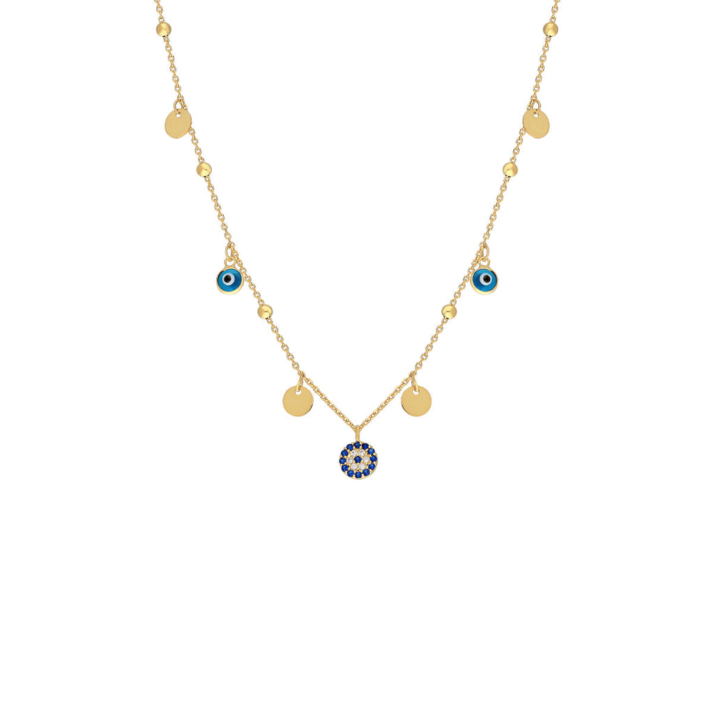 Nazar Coin Halskette (7195910471725)
