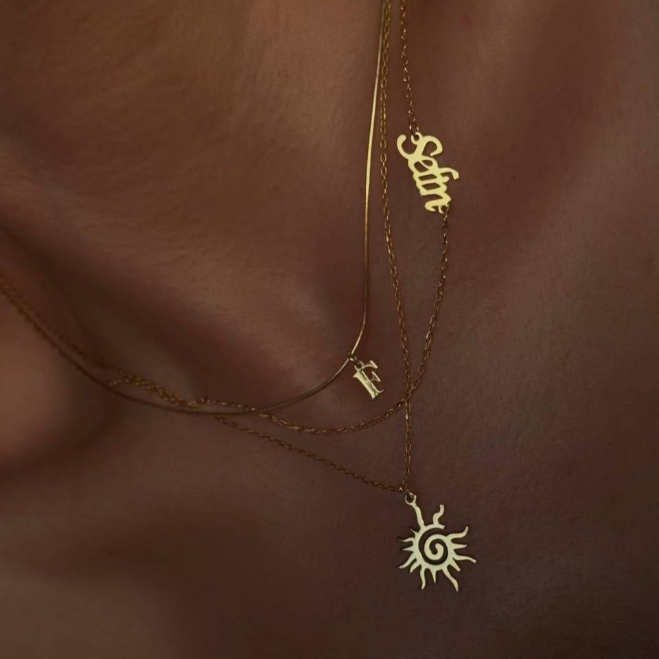 MINI NAMNHALSBAND | 925 SILVER