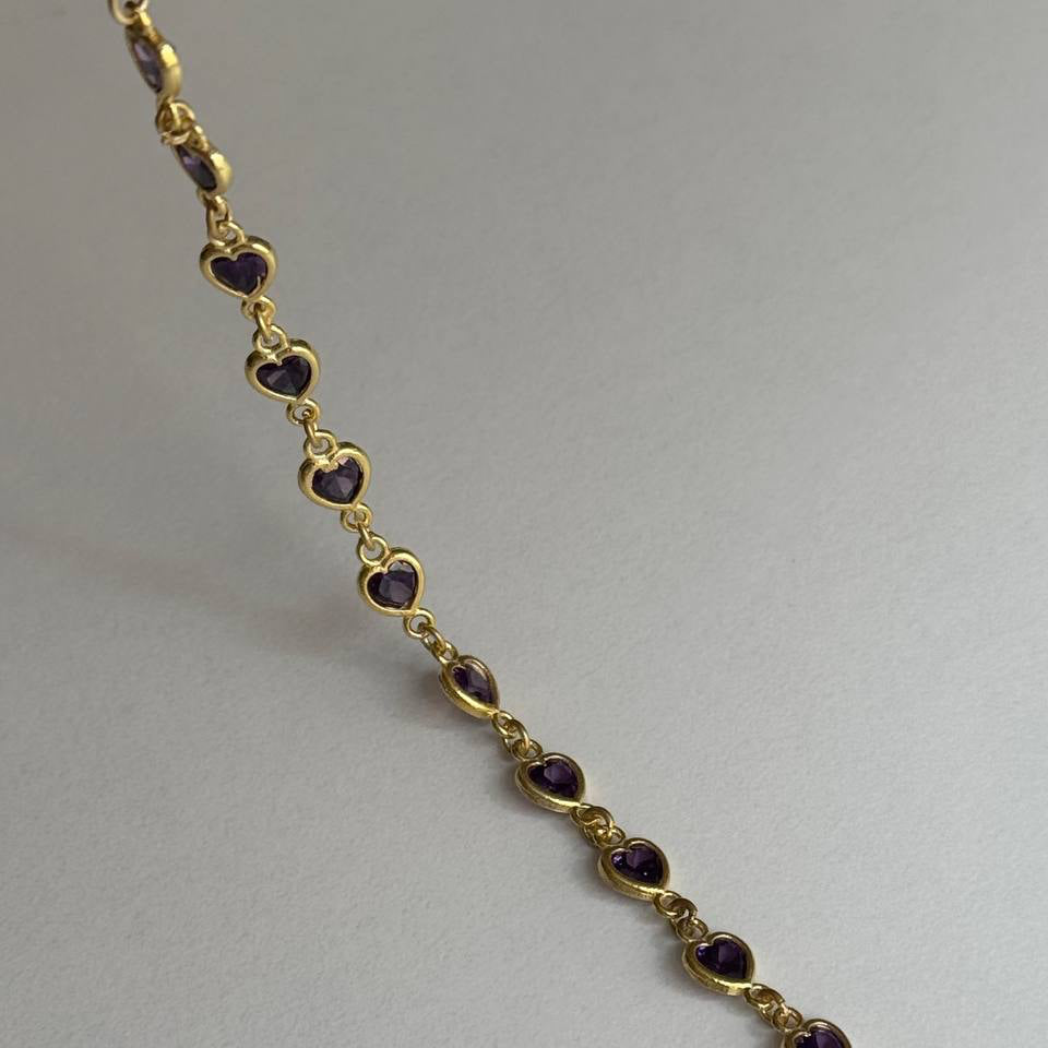 SEKVENTIAL HJÄRTA ARMBAND | 925 SILVER