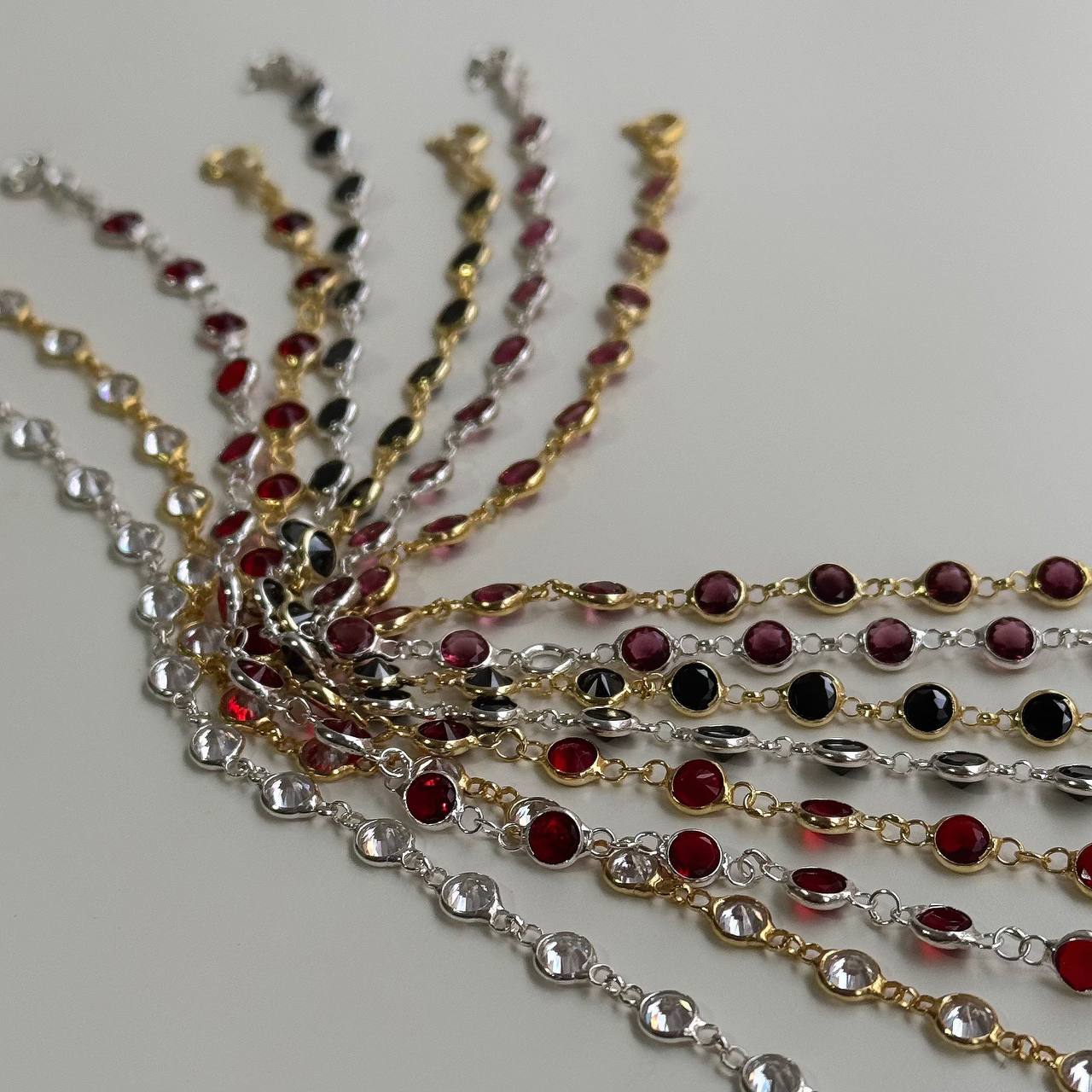 PARTNER ARMBAND MED HELA STEN | 925 SILVER