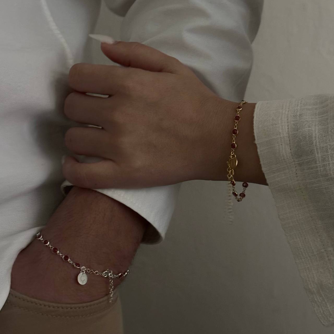 PARTNER ARMBAND MED HELA STEN | 925 SILVER