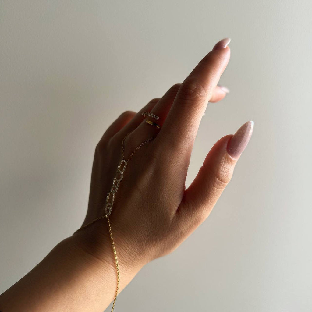 PREMIUM NAMN HANDKEDJA | 925 SILVER