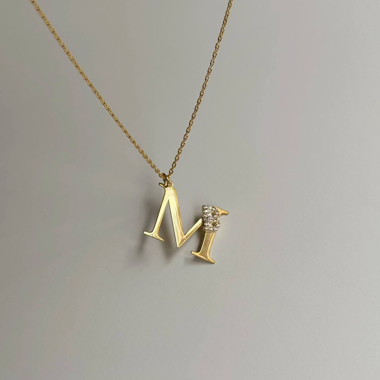 INITIALER KOMBO HALSBAND | 925 SILVER