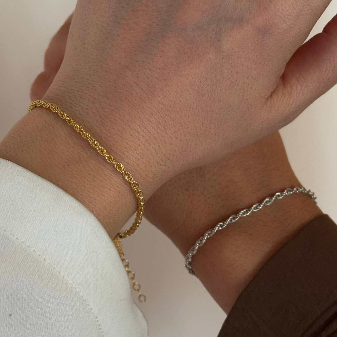 ARMBAND MED VIRVELBOKSTIVER | 925 SILVER