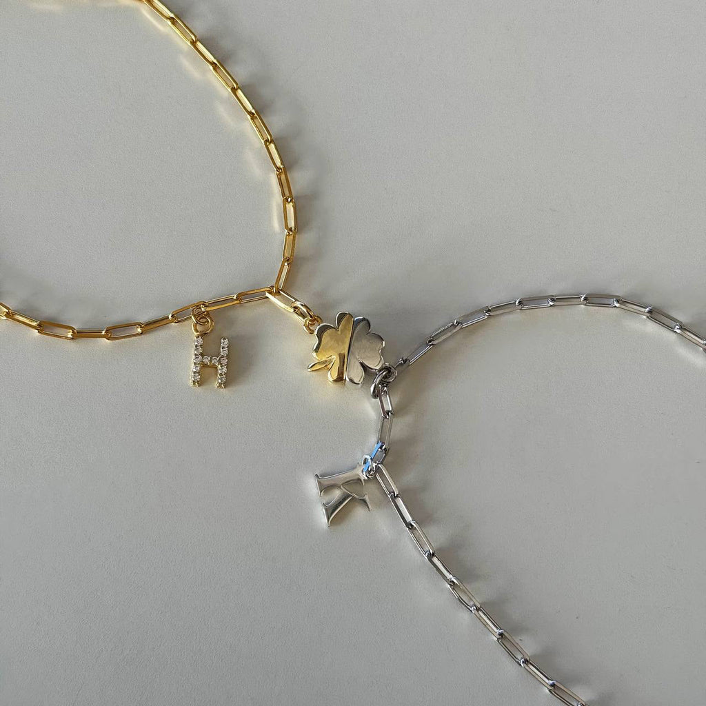 MAGNETISK KLÖVER PARTNER ARMBAND | 925 SILVER