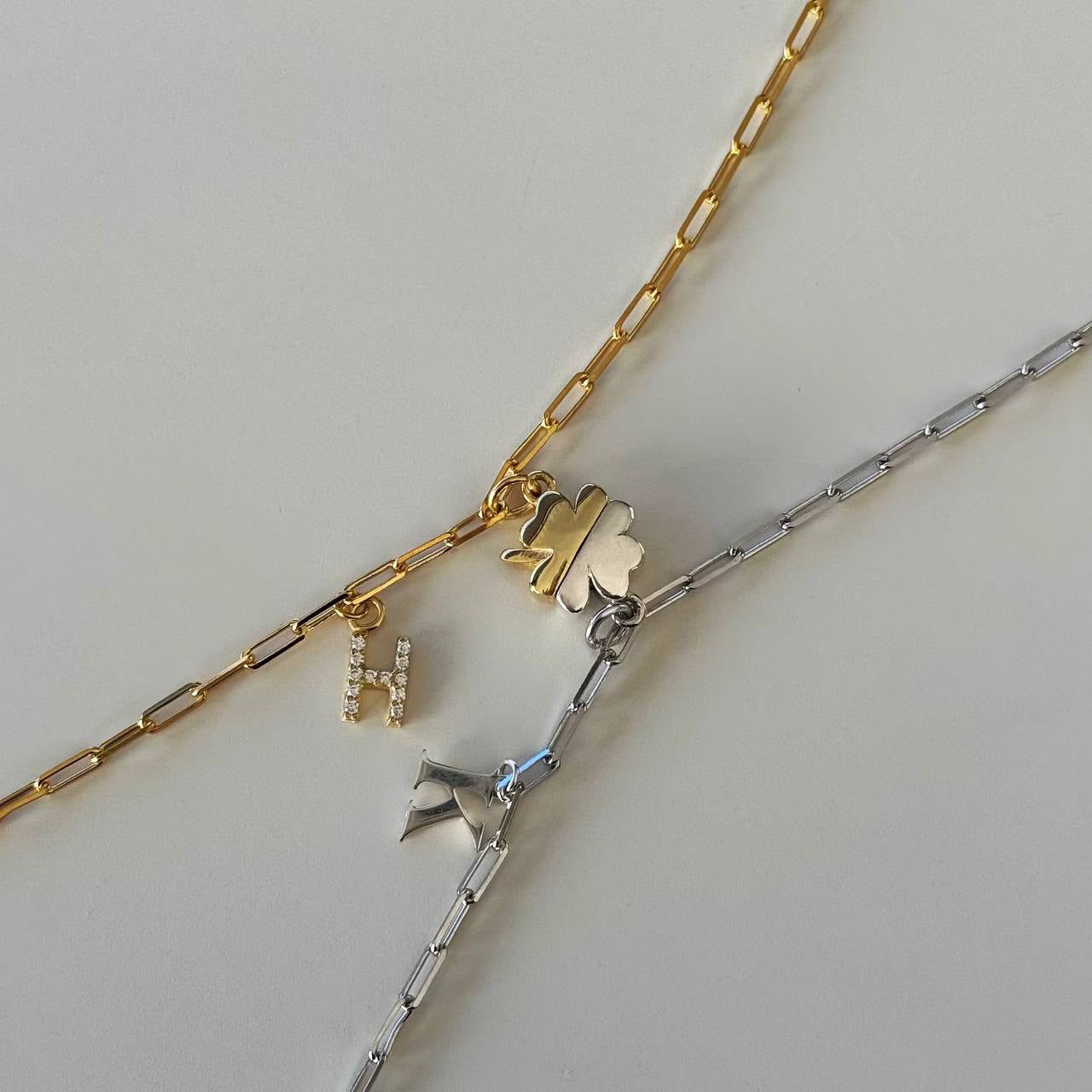 MAGNETISK KLÖVER PARTNER ARMBAND | 925 SILVER