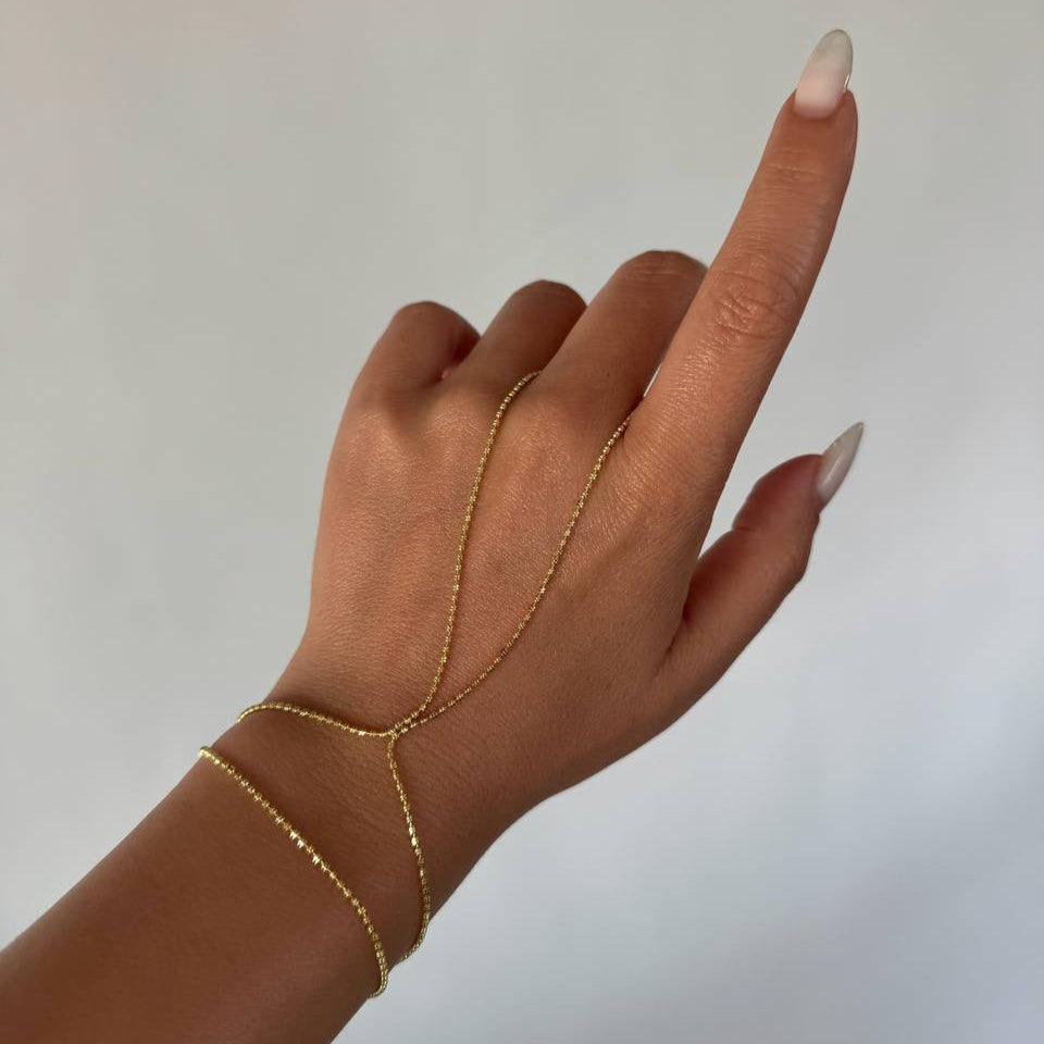 TINA HANDKEDJA | 925 SILVER