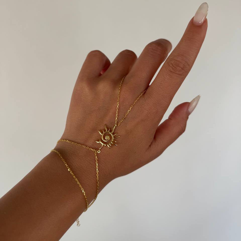 SOL HÅNDKEDJA | 925 SILVER