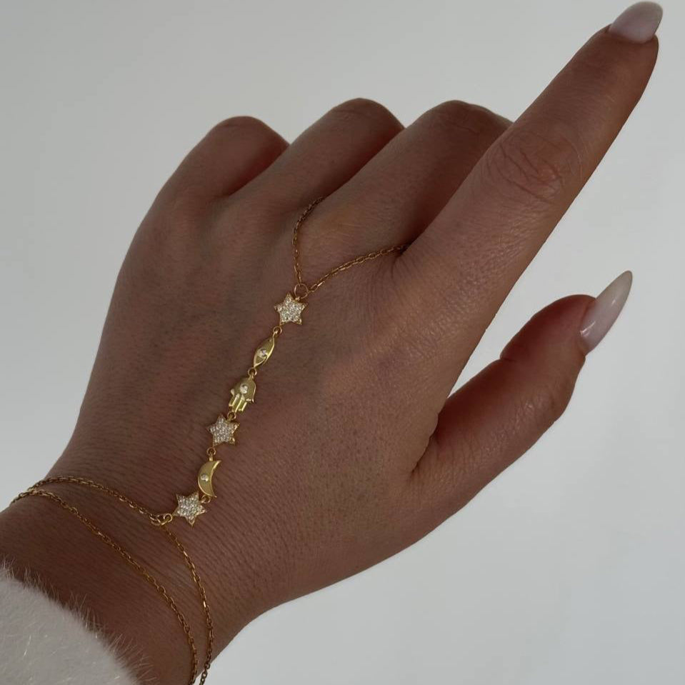 MINI NYX CHARM-HANDDÄCK | 925 SILVER