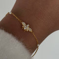 BEE ARMBAND MED PÄRLSTEN | 925 SILVER