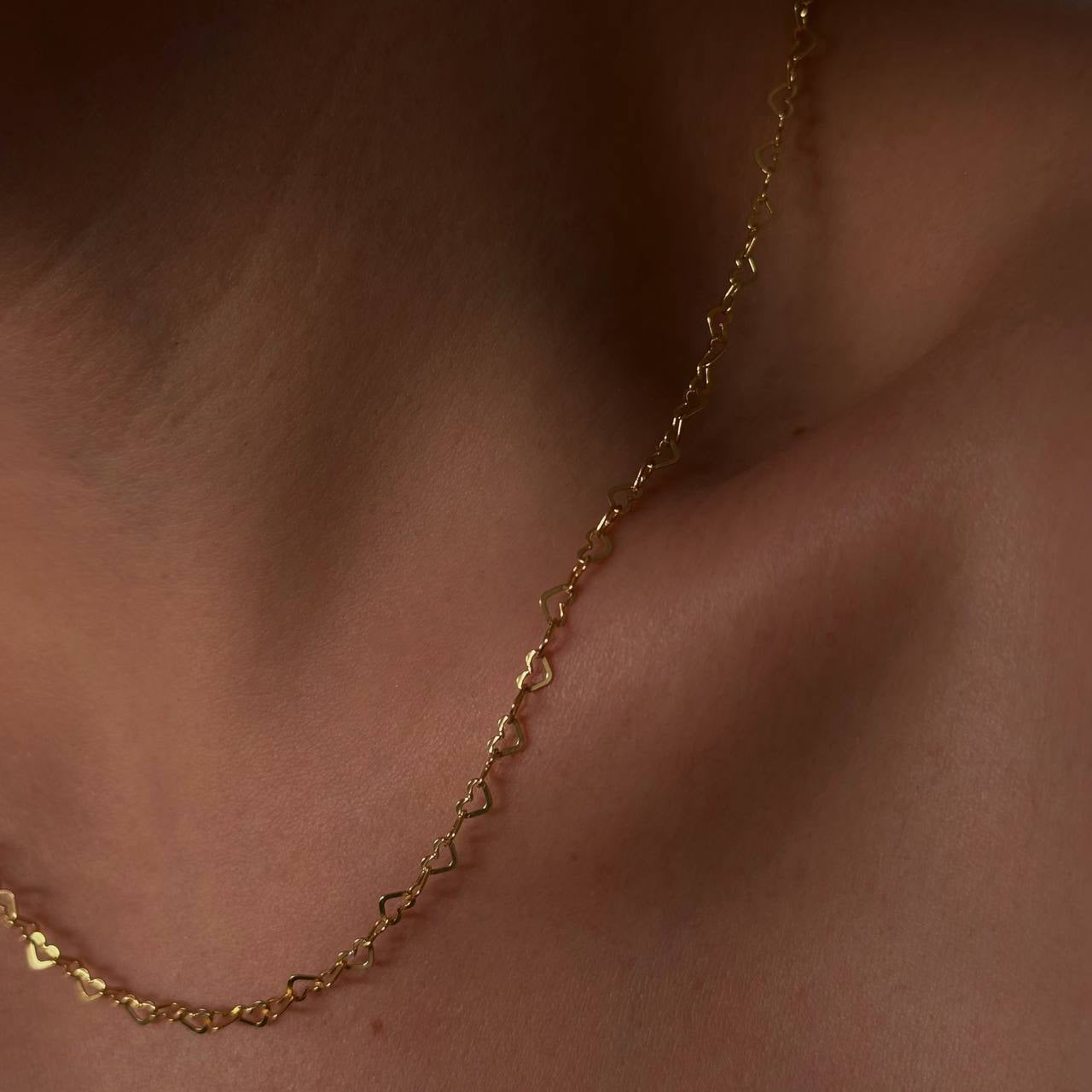 HJÄRTAKEDJA KRAGE | 925 SILVER