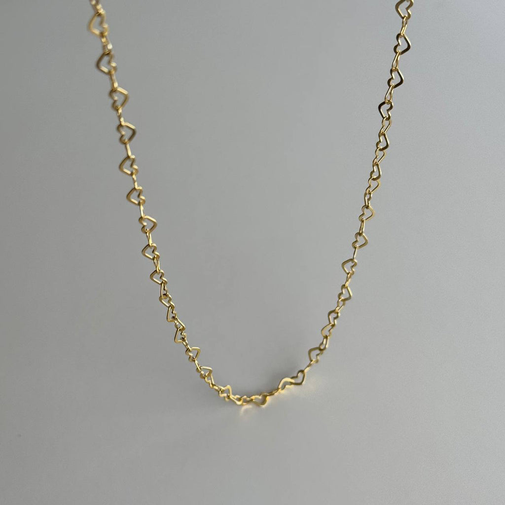 HJÄRTAKEDJA KRAGE | 925 SILVER