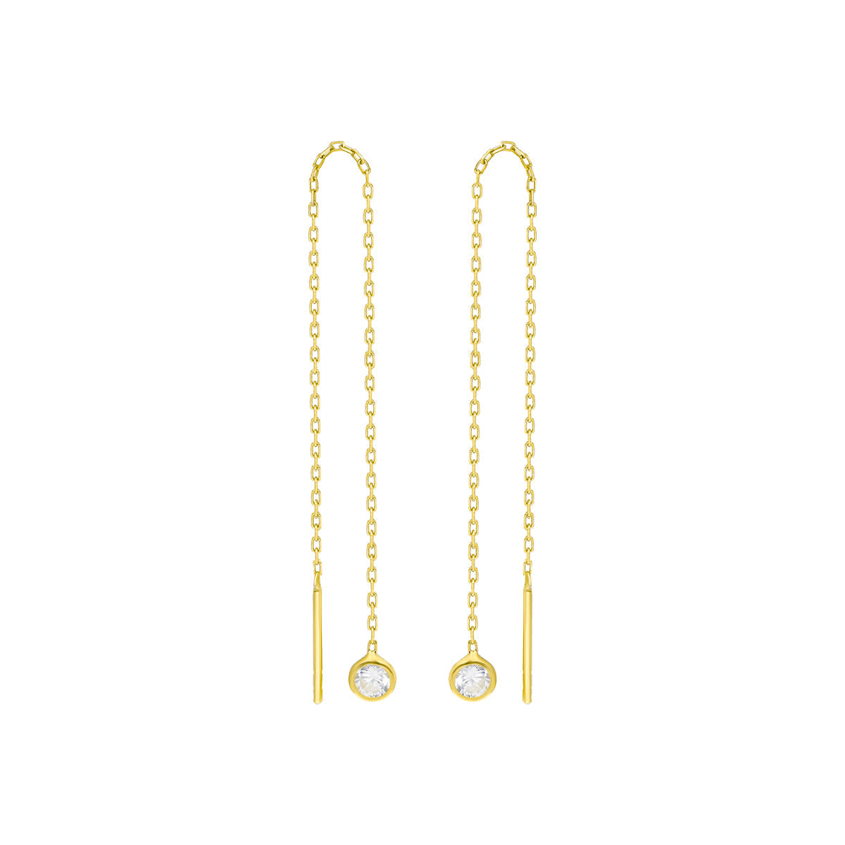 Zirkonia hängend Ohrring (6994385961005)