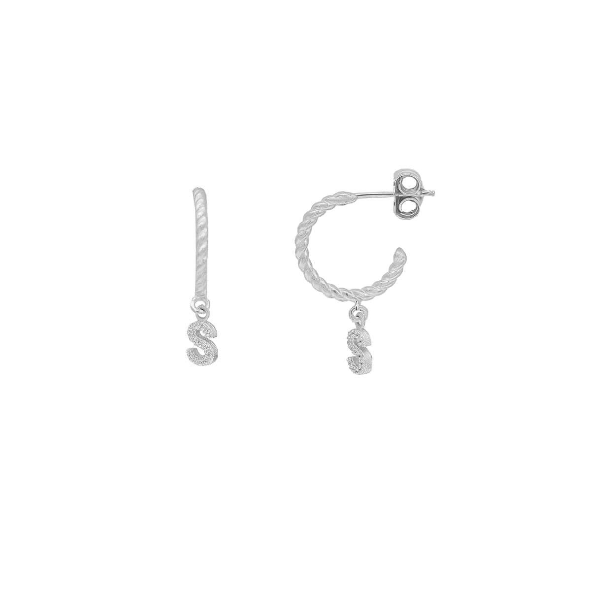 Rowen Buchstaben Ohrring (6994403950637)