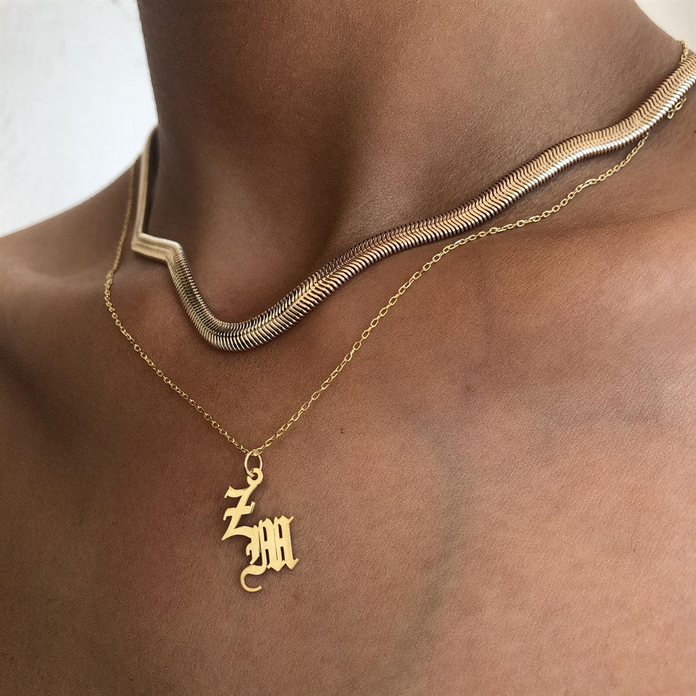 2er Buchstabenkette Gothic (7017062531117)