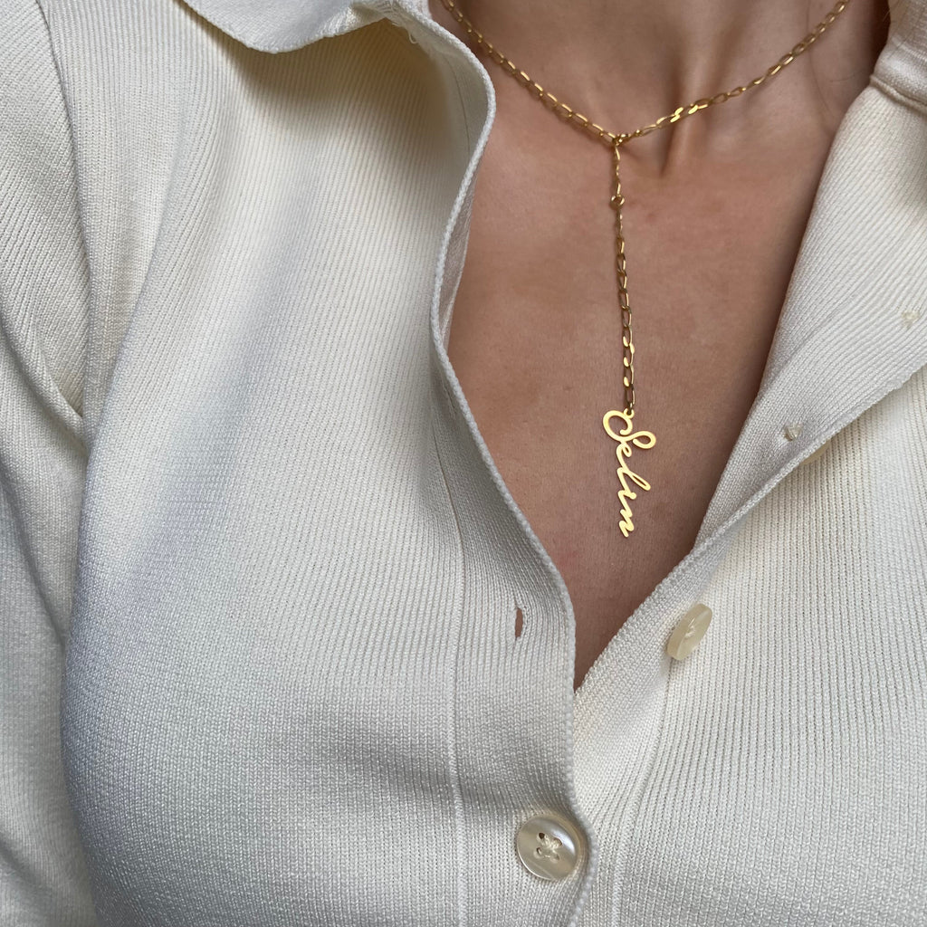 Signatur Namenskette Seldom - Y (7017627648045)