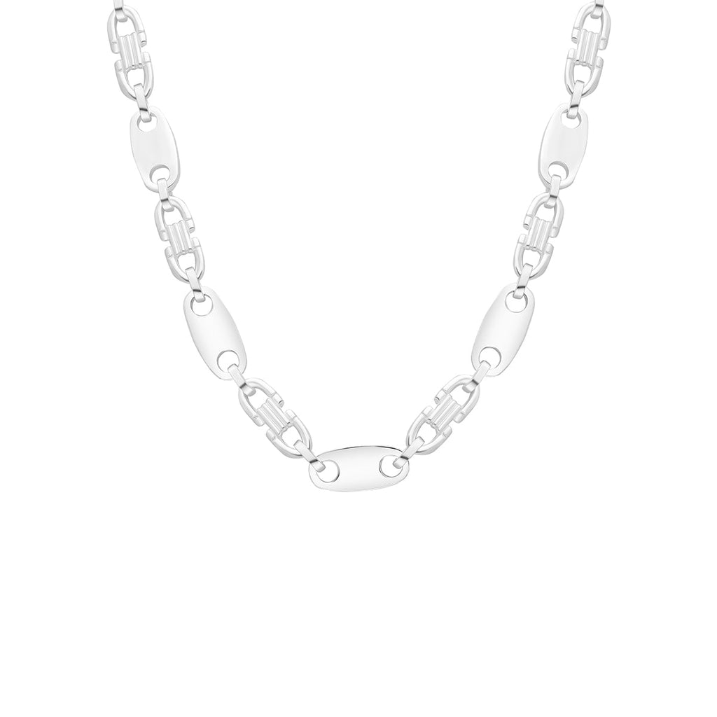 925 Sterling Silber Herren Plattenkette (7069991141421)