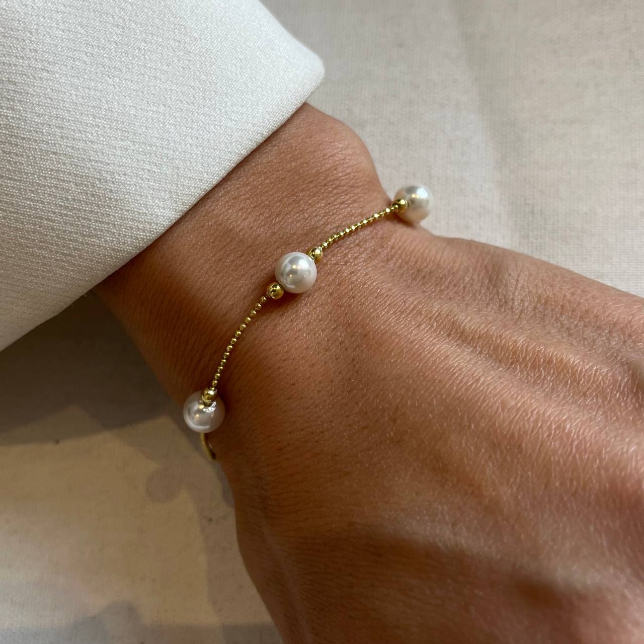 5 Perlen Armkette (8069566595374)
