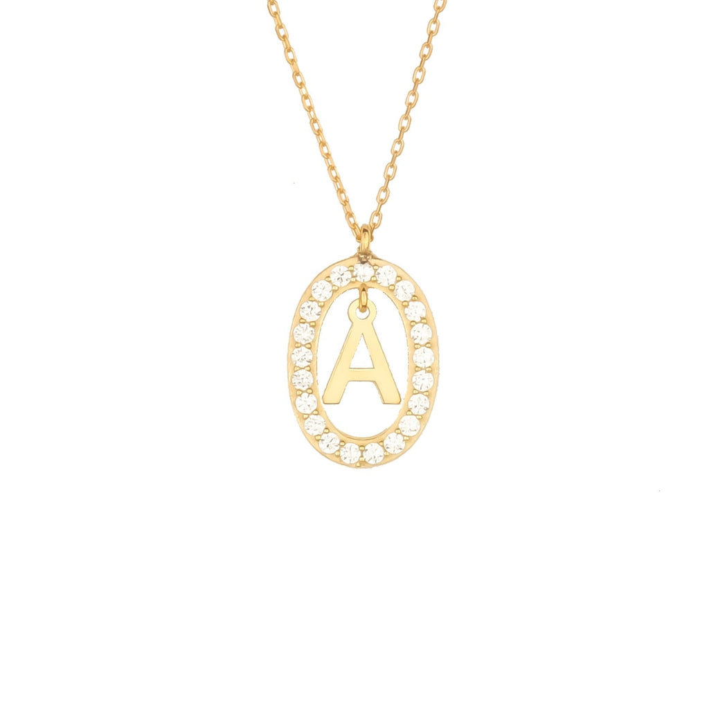 Oval Buchstaben Kette (7067009646637)