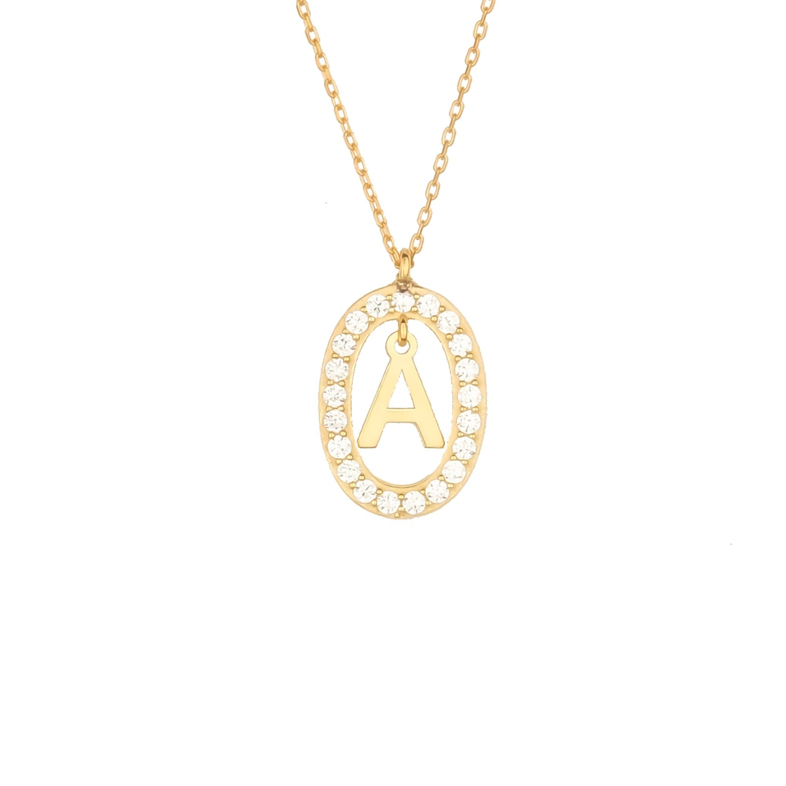 Oval Buchstaben Kette (7067009646637)