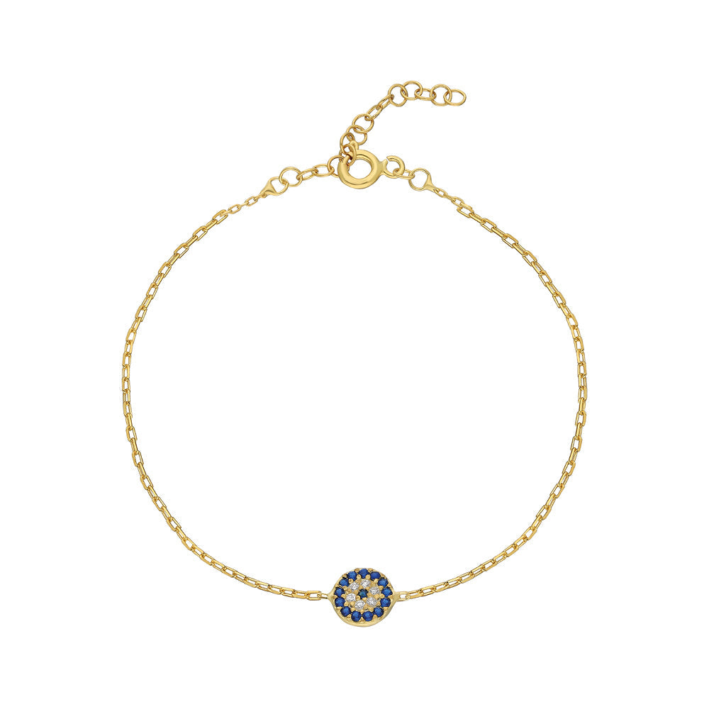 Mini Nazar Zirkonia Armkette (8002414018862)