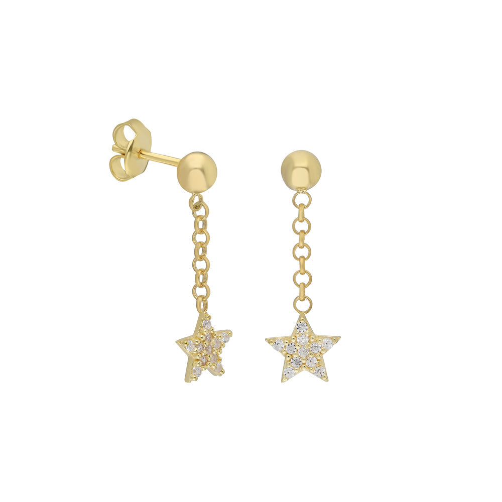 HÄNGEND STERN OHRRINGE (8063935709486)