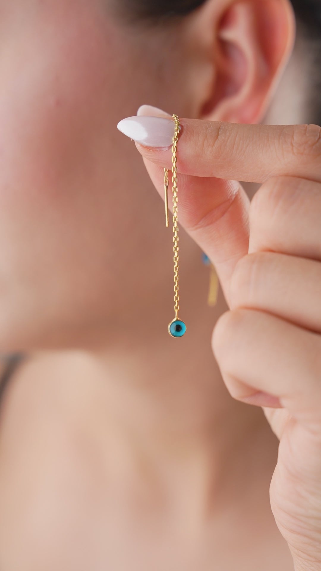 NAZAR HANGANDE ÖGONHÄNGNINGAR | 925 SILVER