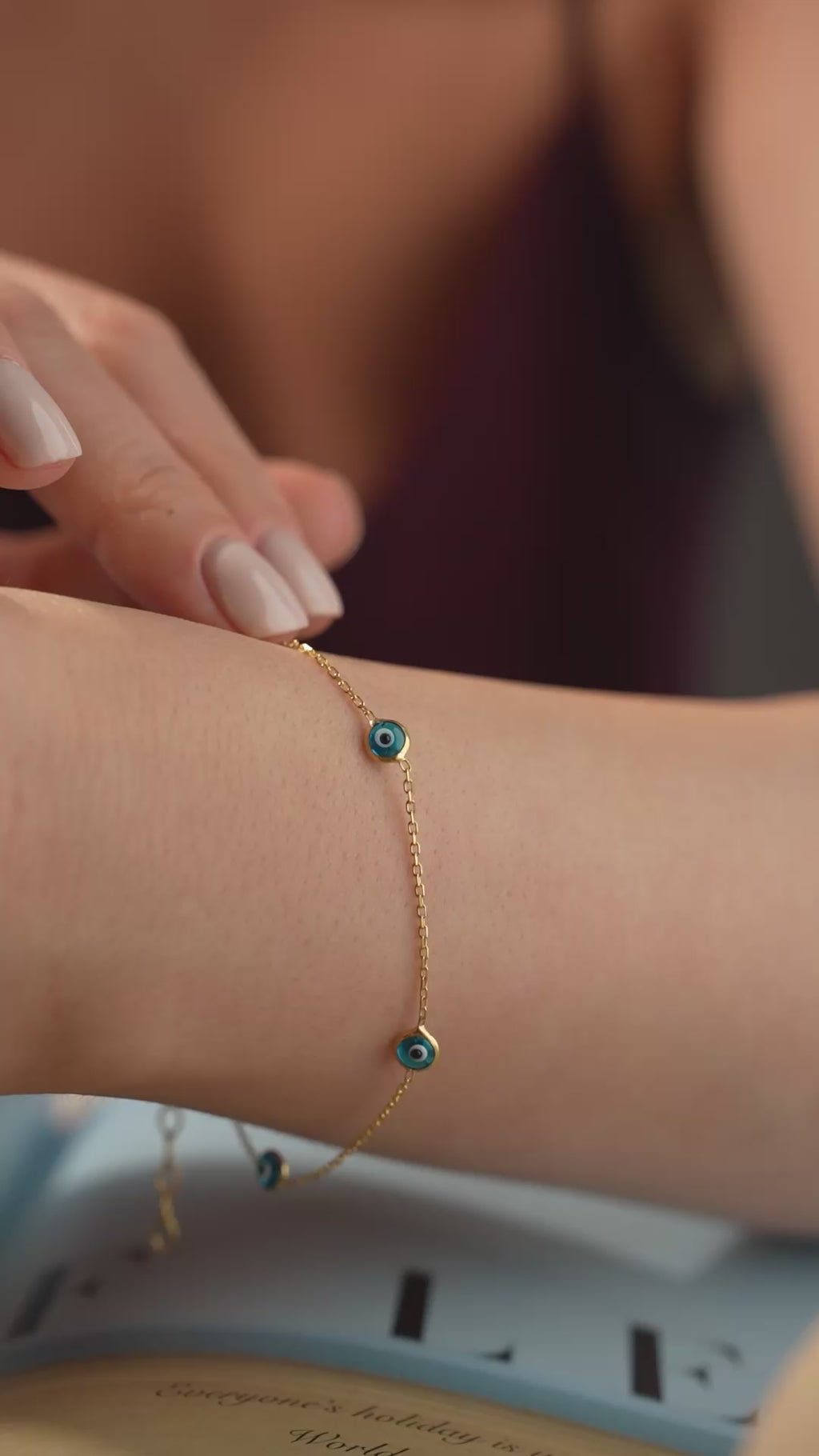 MINIMALT NAZAR-ARMBAND | 925 SILVER