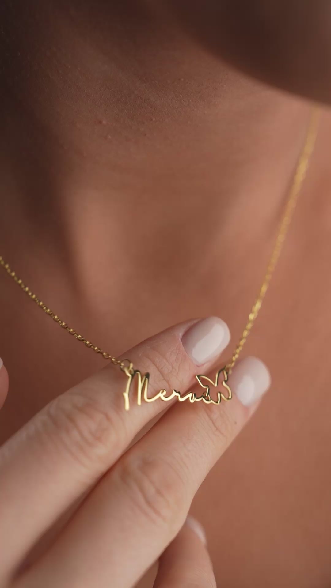 NAMNKRAGE REN FJÄRIL | 925 SILVER