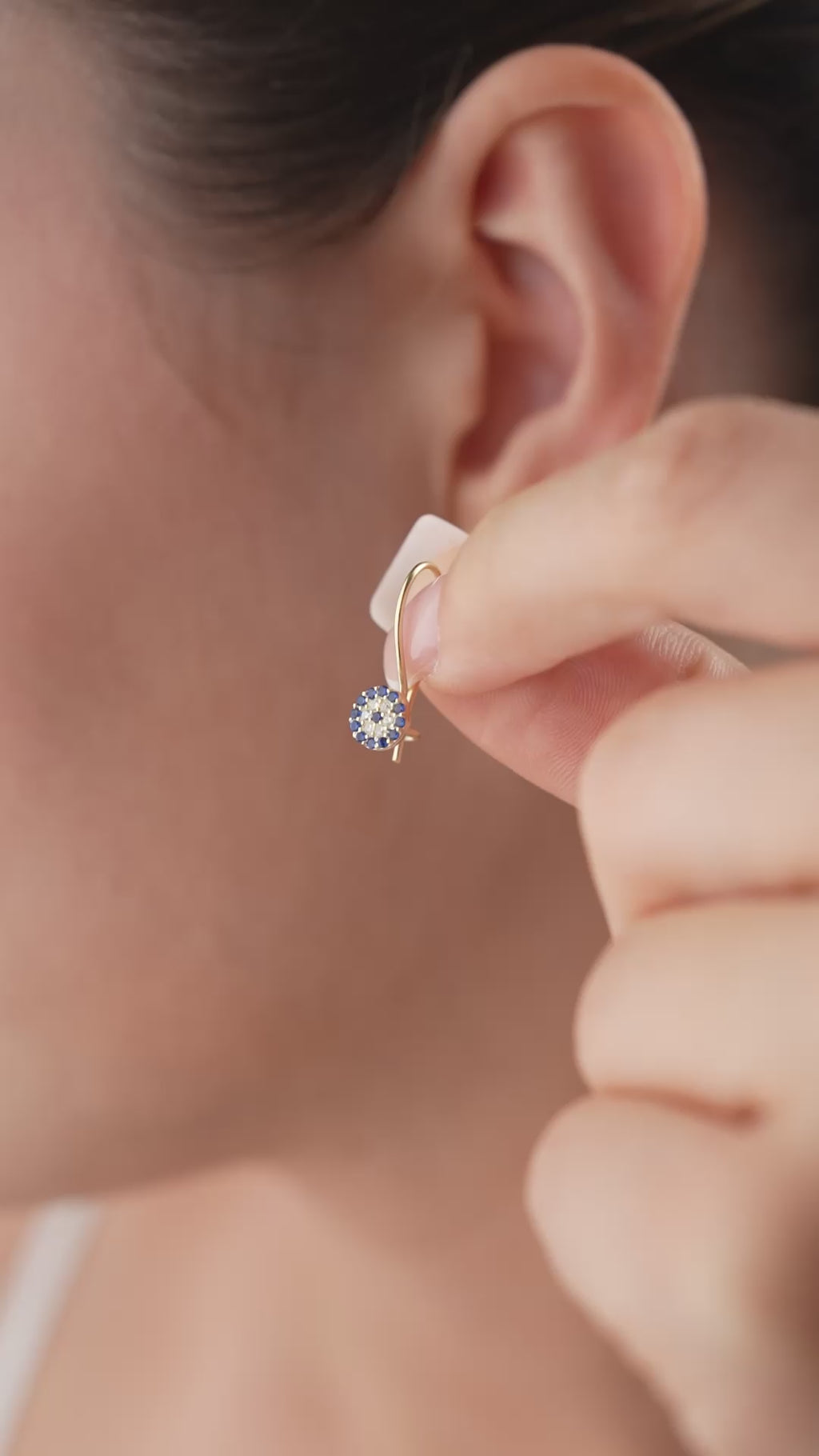 MINI NAZAR ÖGON-HÄNGNINGAR | 925 SILVER 