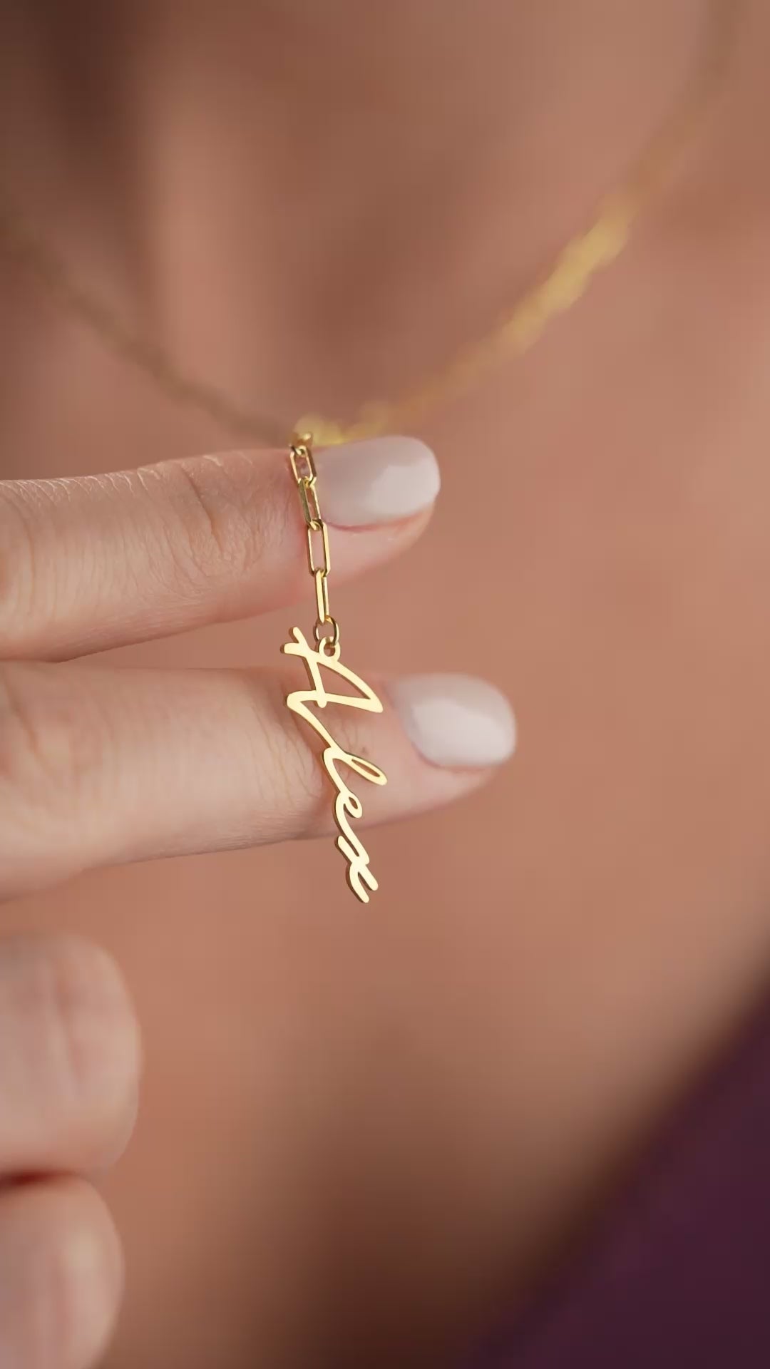 Signatur namnkrage Sällan - Y - 925 SILVER