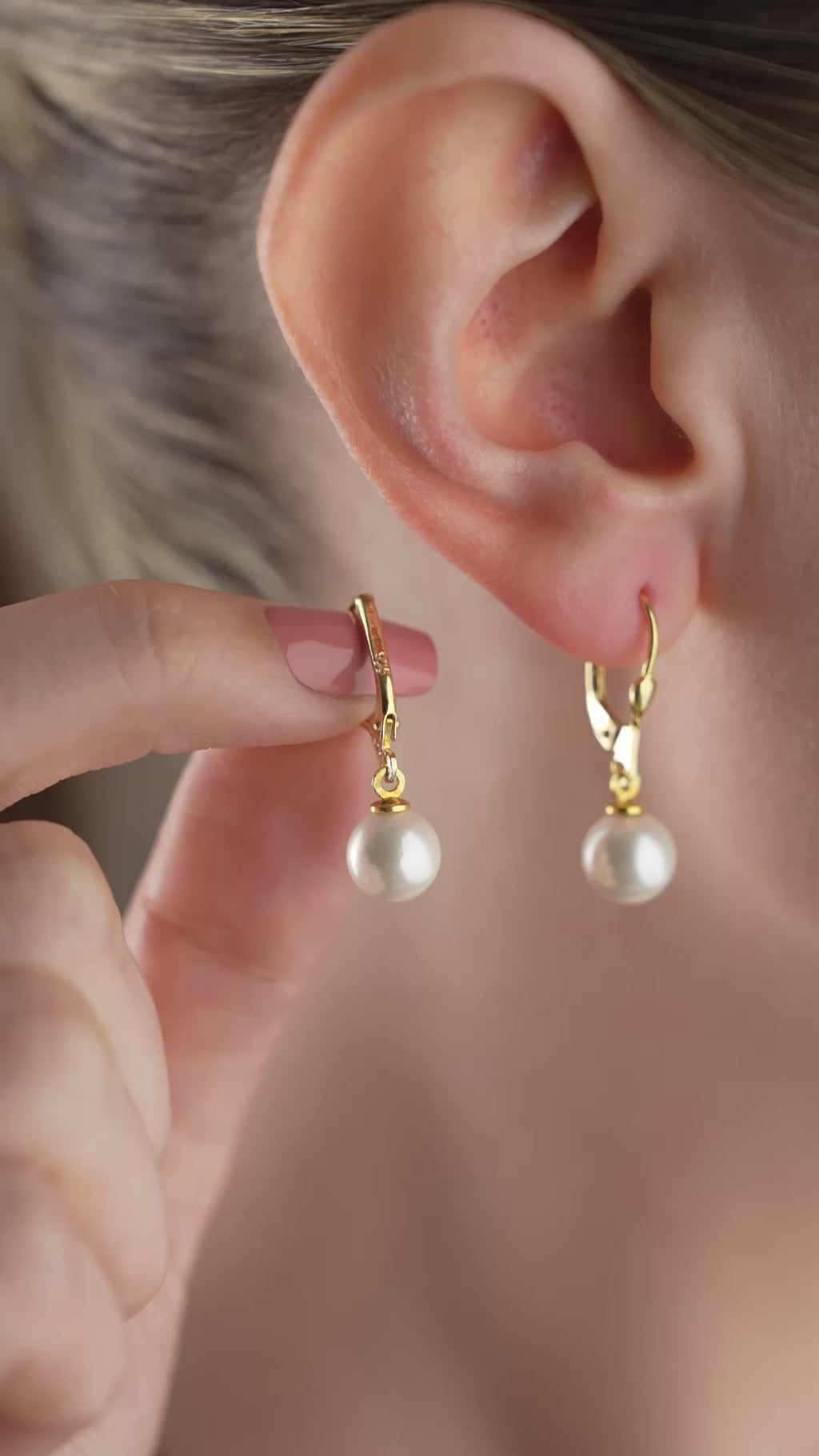 PÄRLÖRHÄNGEN | 925 SILVER