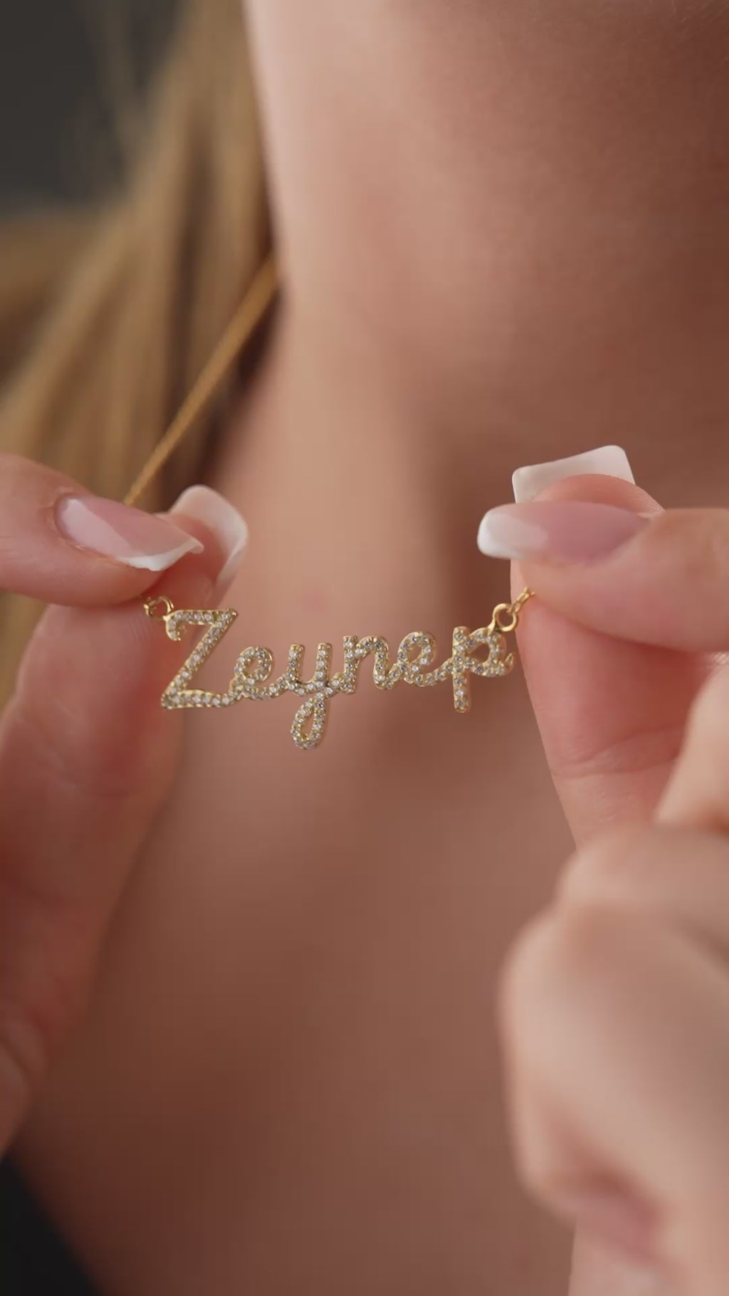 ZIRCONIA NAMN KEDJA PREMIUM | 925 SILVER