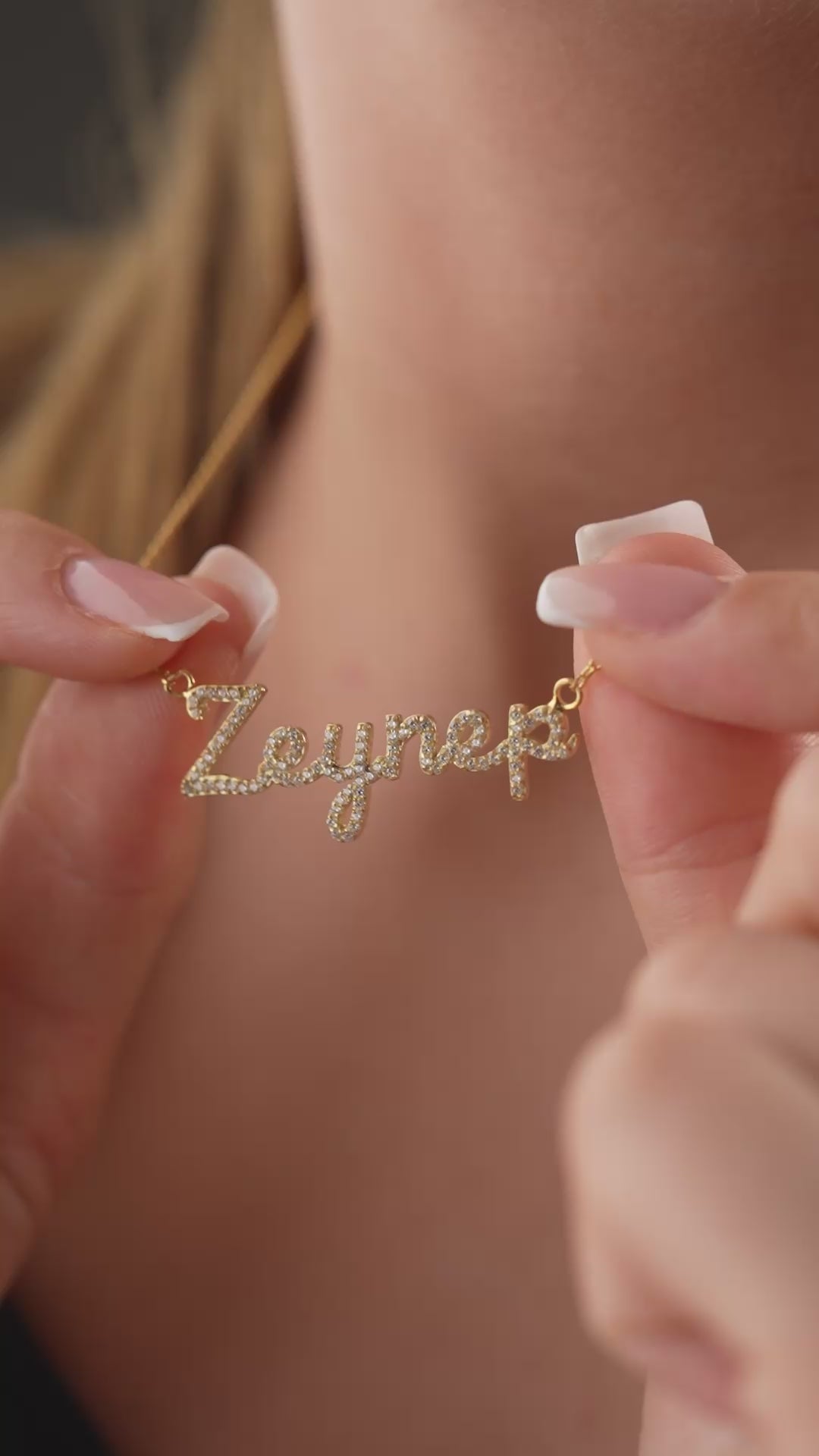 ZIRCONIA NAMN KEDJA PREMIUM | 925 SILVER