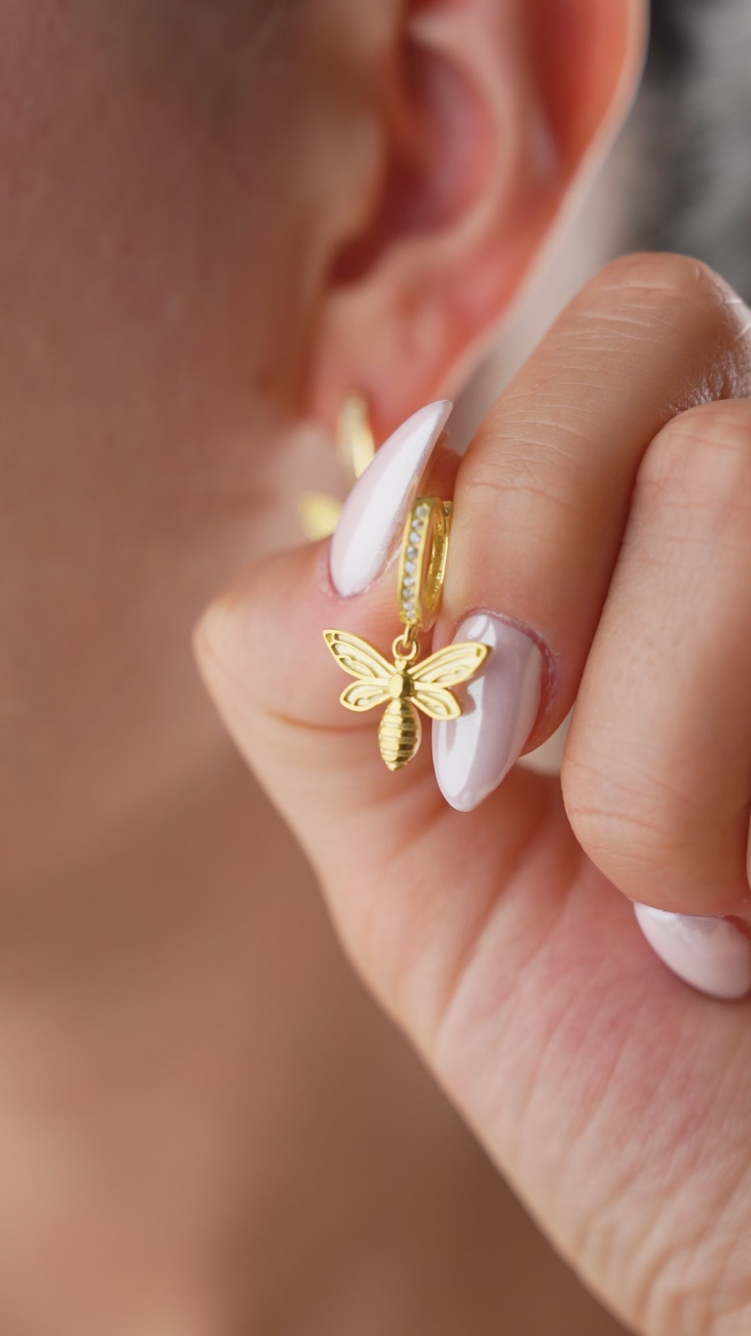 ÖRHÄNGEN I BIEN | 925 SILVER