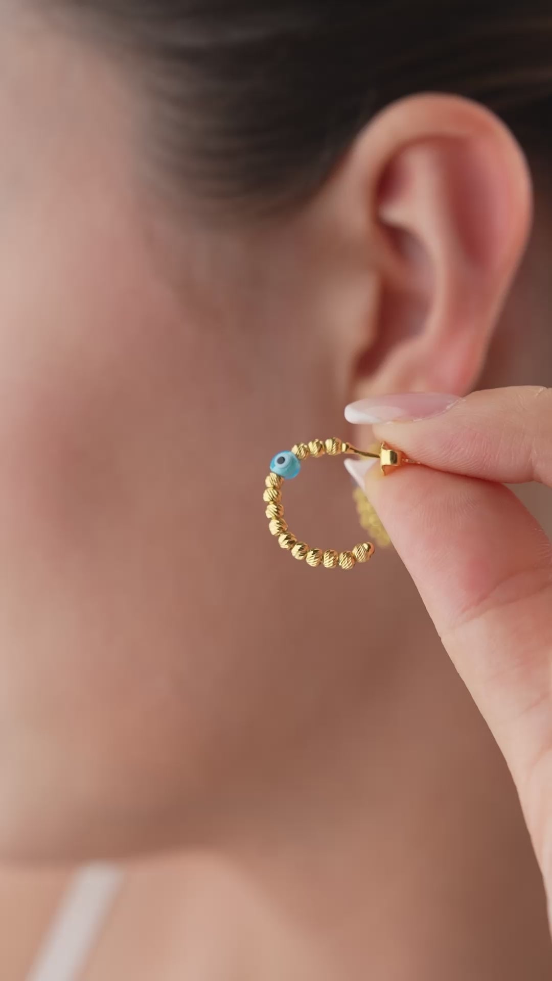 DORICA NAZAR ÖGONHÄNGNINGAR | 925 SILVER