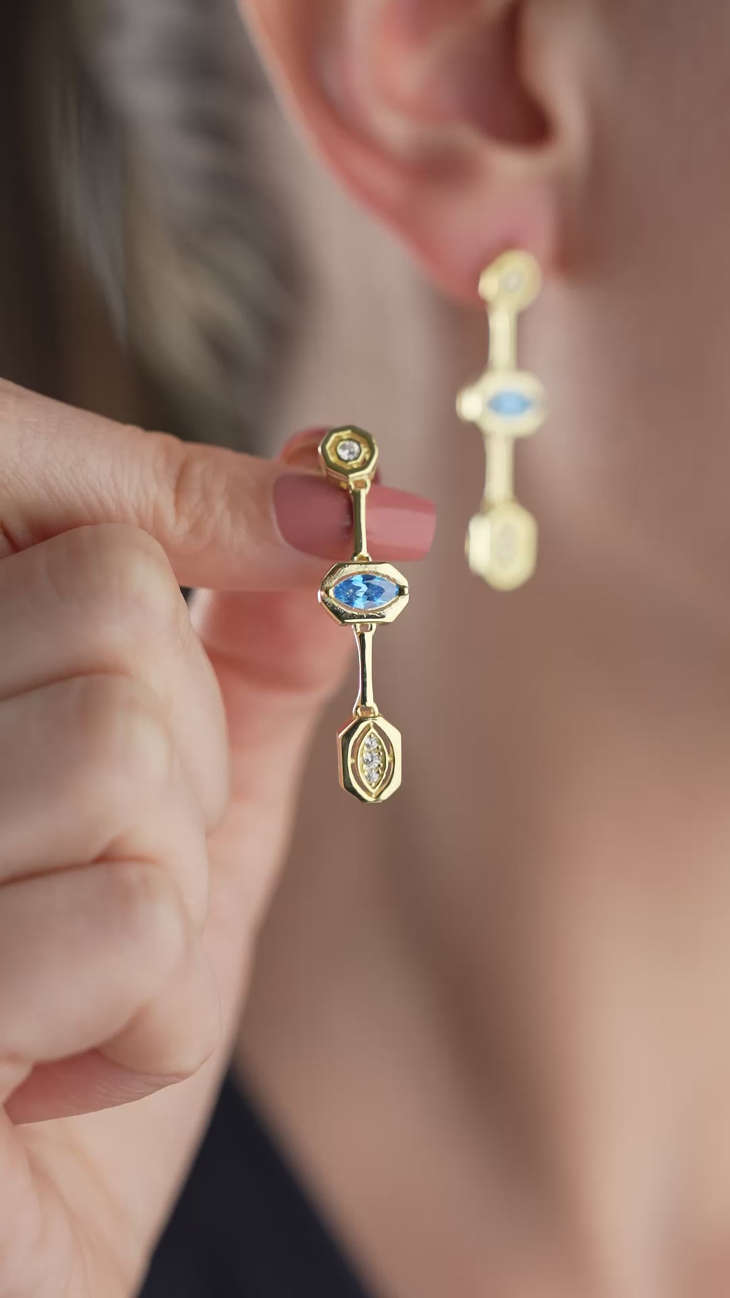 CHLOE ÖRHÄNGEN | 925 SILVER