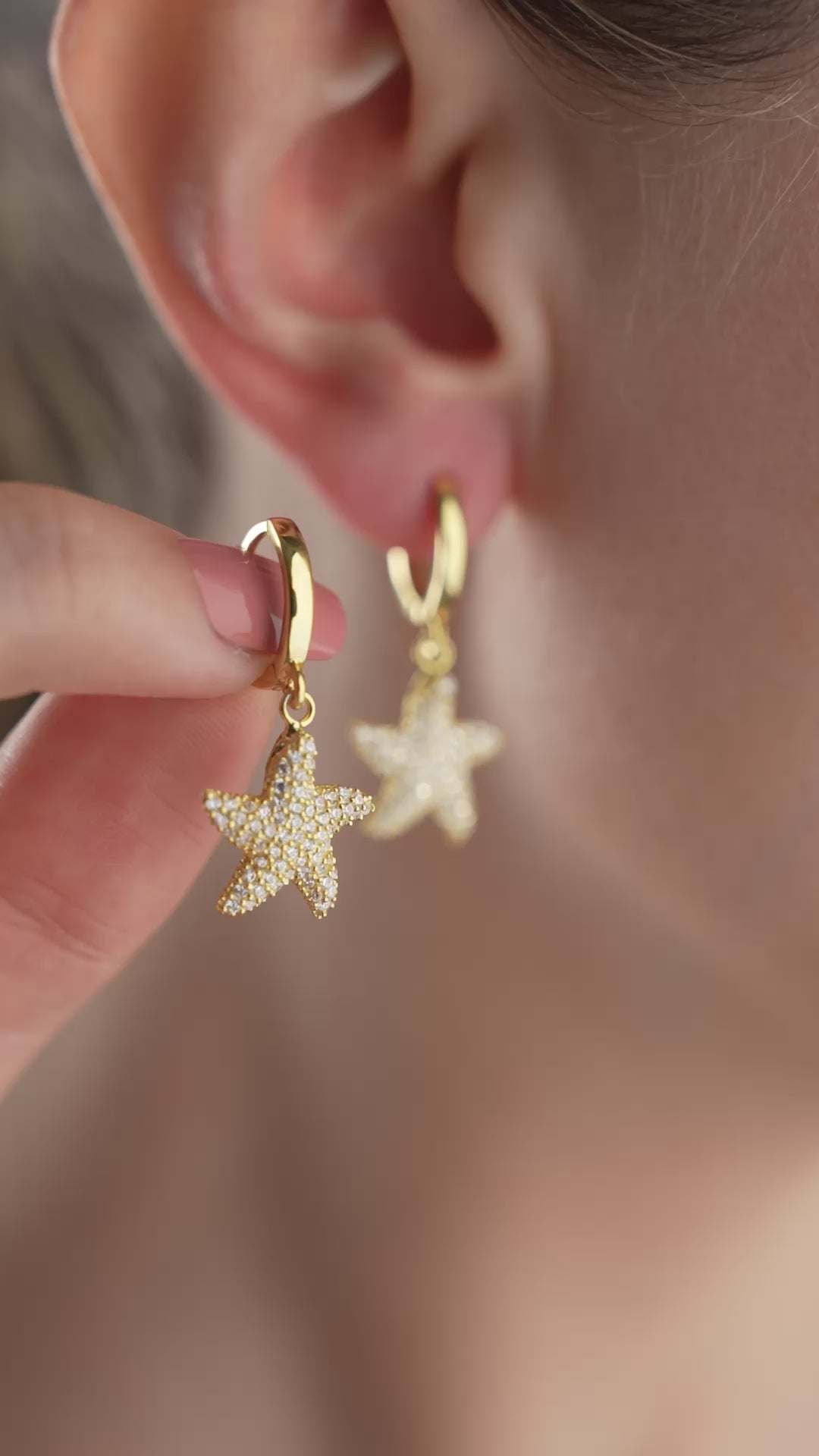 STJÄNSTERÖRHÄNGEN | 925 SILVER