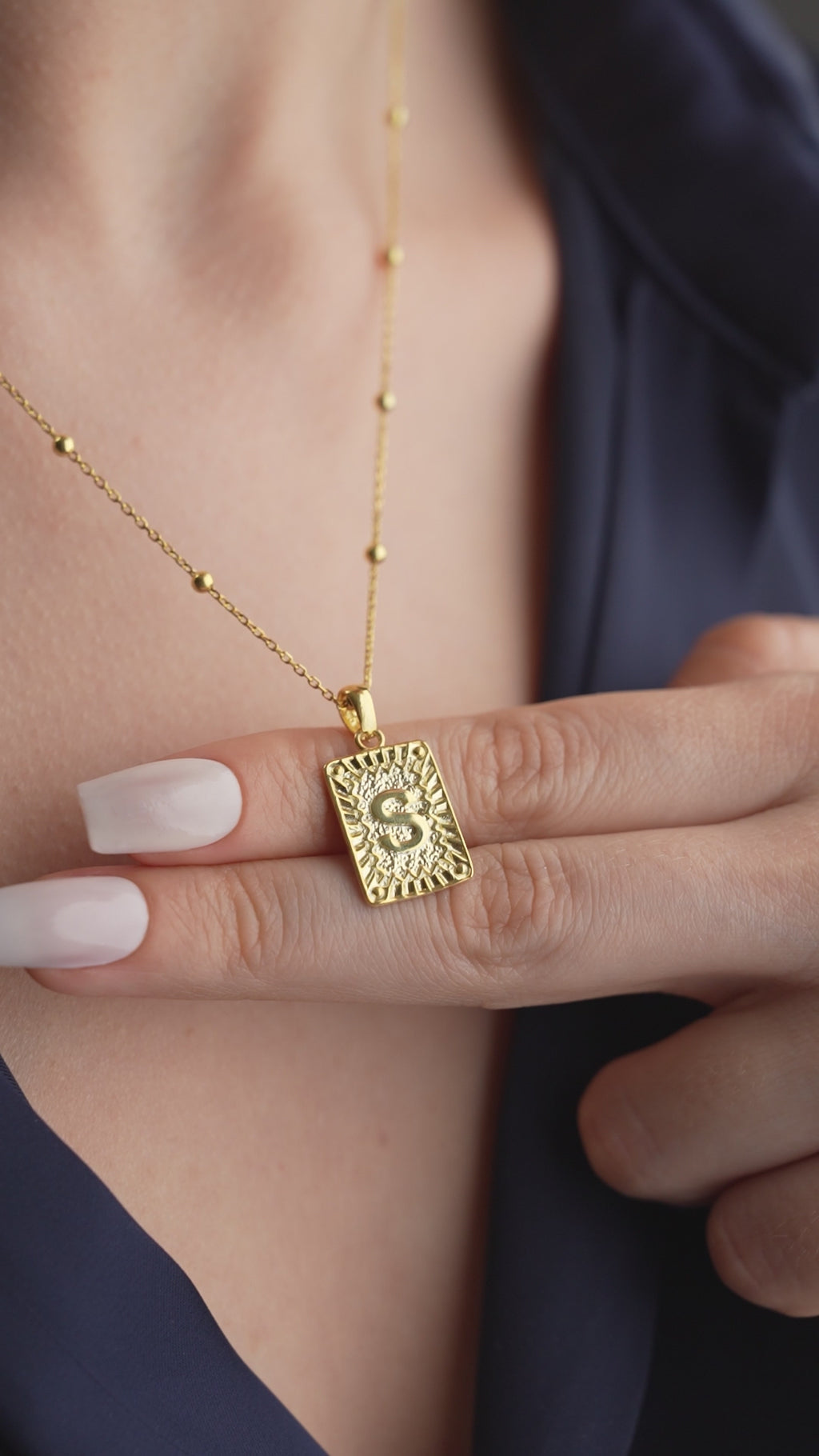 VINTAGE BREV KRAGE | 925 SILVER