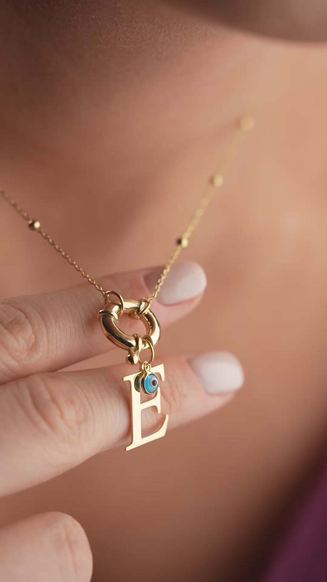 Brevkedja med Nazar - 925 SILVER